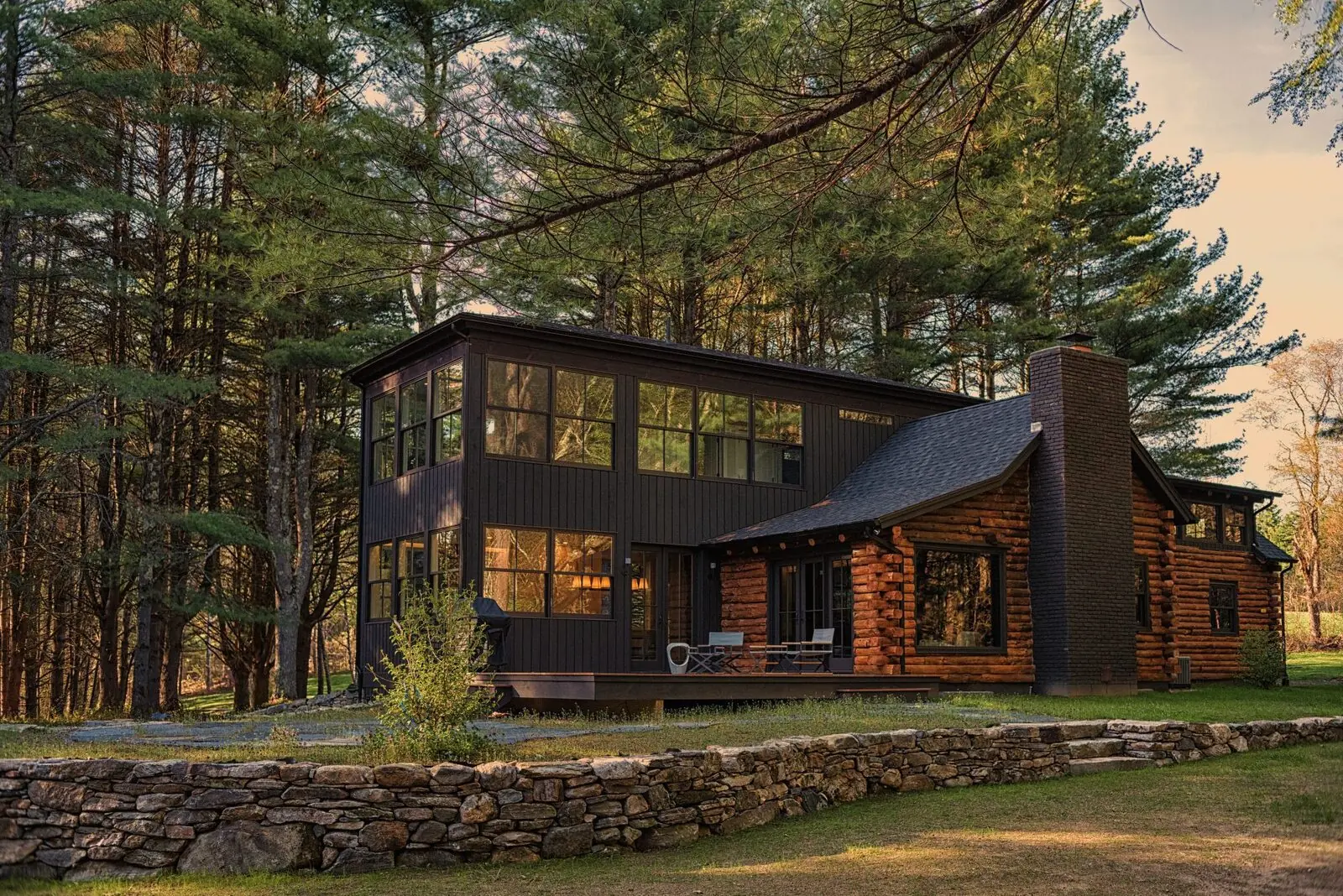 Modern Log Cabin