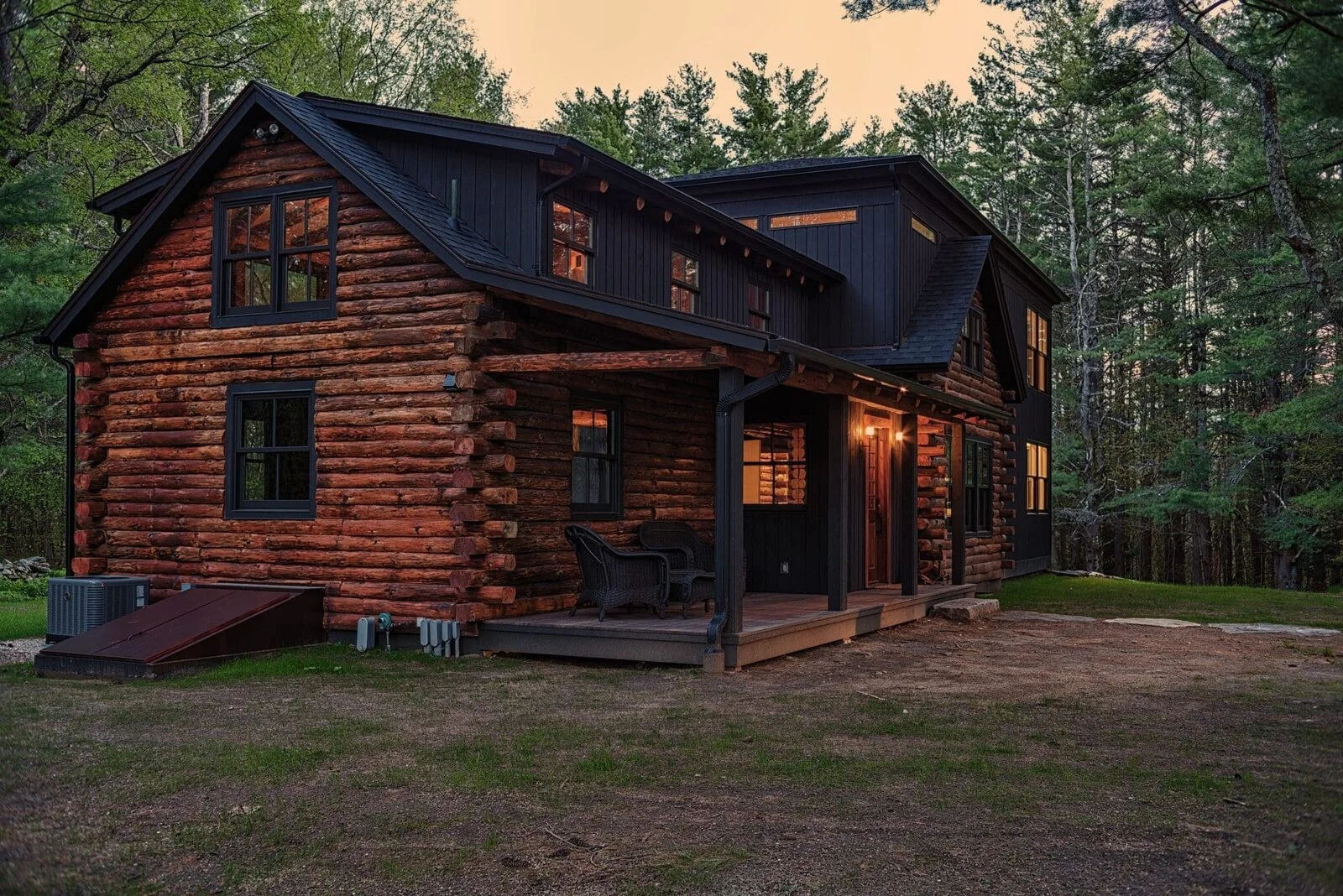 Modern Log Cabin